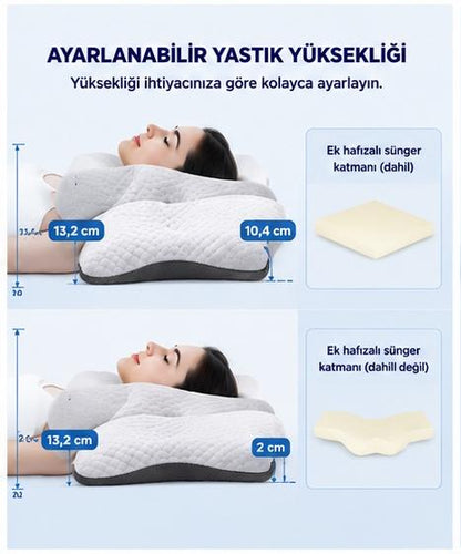 Nexuvra Ergonomik Yastık - Boyun Destekleyici