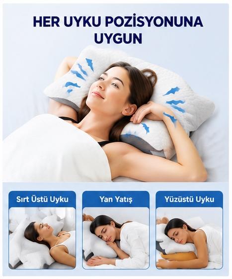 Nexuvra Ergonomik Yastık - Boyun Destekleyici